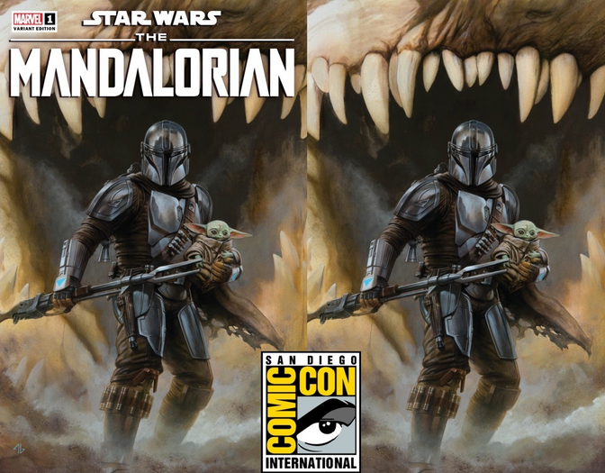 THE MANDALORIAN #1 S2 | ADI GRANOV SDCC VIRGIN VARIANT SET