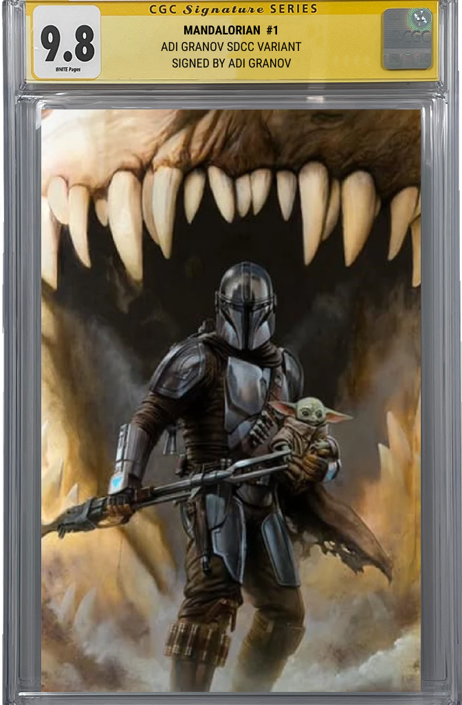 THE MANDALORIAN #1 S2 | ADI GRANOV SDCC VIRGIN VARIANT | CGC SS 9.8