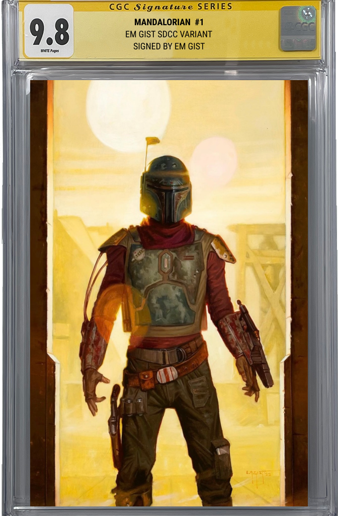 THE MANDALORIAN #1 S2 | EM GIST SDCC VIRGIN VARIANT | CGC SS 9.8