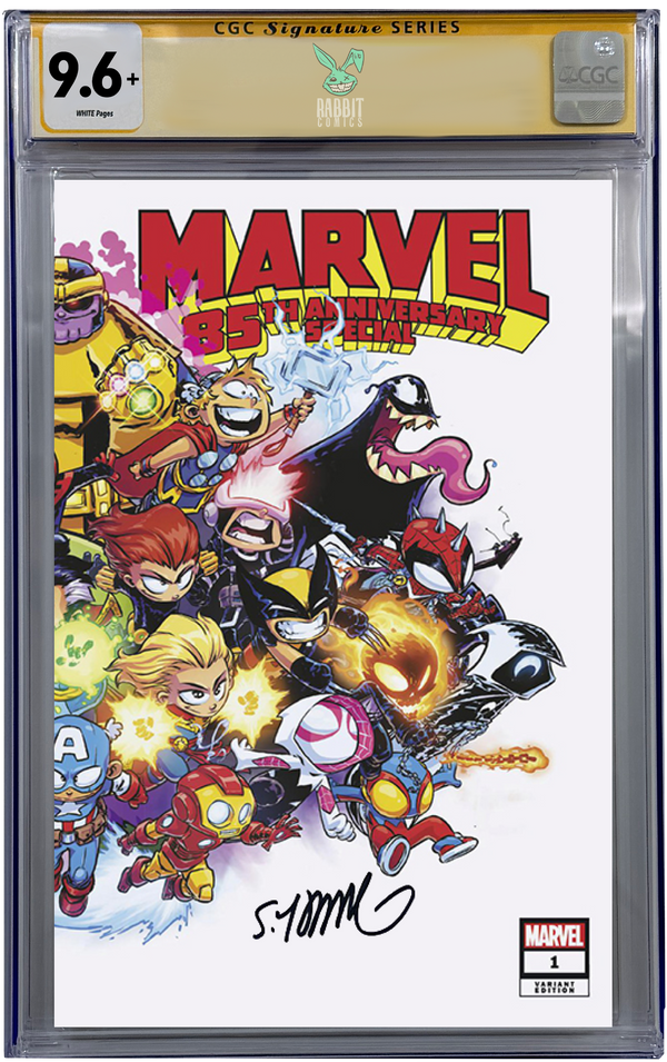 MARVEL 85TH ANNIVERSARY SPECIAL #1 | SKOTTIE YOUNG WRAPAROUND VARIANT | CGC SS 9.6+ | PREORDER