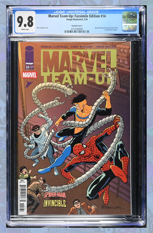 Marvel Teamup #14 Facsimile Edition Cover F Alex Saviuk & Dave Mccaig Variant | CGC 9.8