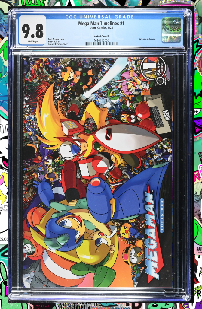 Mega Man Timelines #1 (One Shot) | Cover D Inc 1:5 Andrew Dickman Wraparound Variant | CGC 9.8