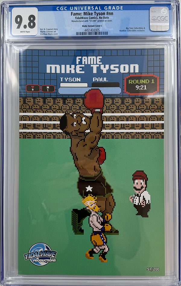 MIKE TYSON #1 | MATTHEW WAITE PUNCH-OUT DALLAS FANEXPO VARIANT | CGC 9.8