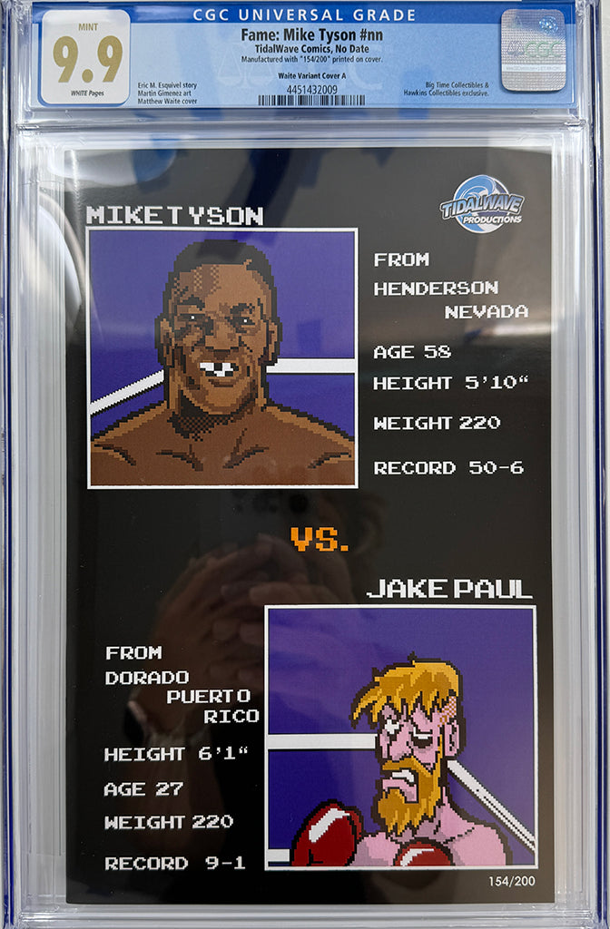 MIKE TYSON #1 | MATTHEW WAITE PUNCH-OUT ROUND 2 VARIANT | CGC 9.9