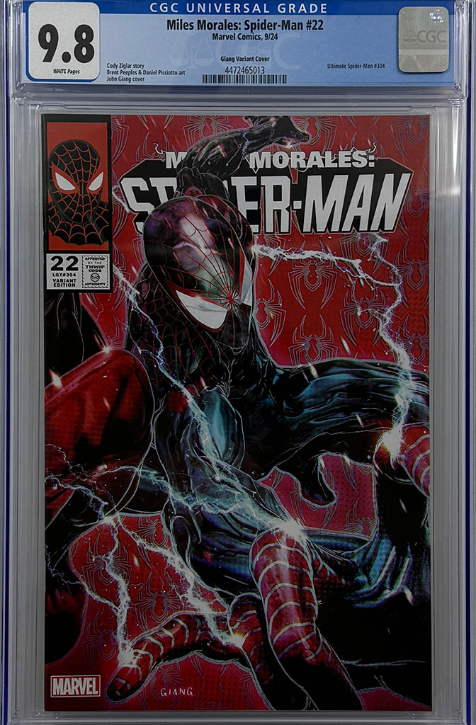 Miles Morales: Spider-Man #22 | John Giang Exclusive Trade Variant | CGC 9.8