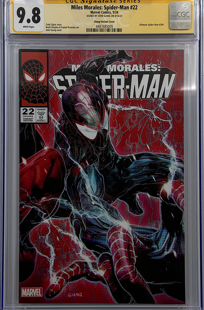 Miles Morales: Spider-Man #22 | John Giang Exclusive Trade Variant | CGC SS 9.8