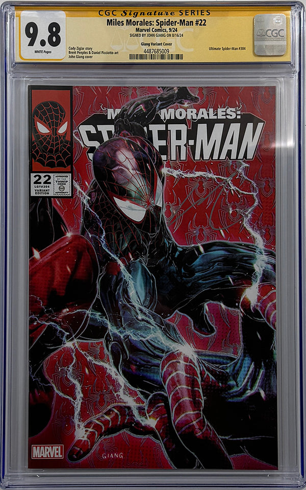 Miles Morales: Spider-Man #22 | John Giang Exclusive Trade Variant | CGC SS 9.8