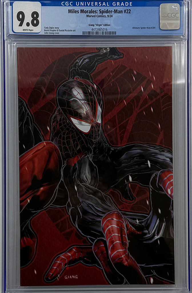 Miles Morales: Spider-Man #22 | John Giang Exclusive Virgin Variant | CGC 9.8