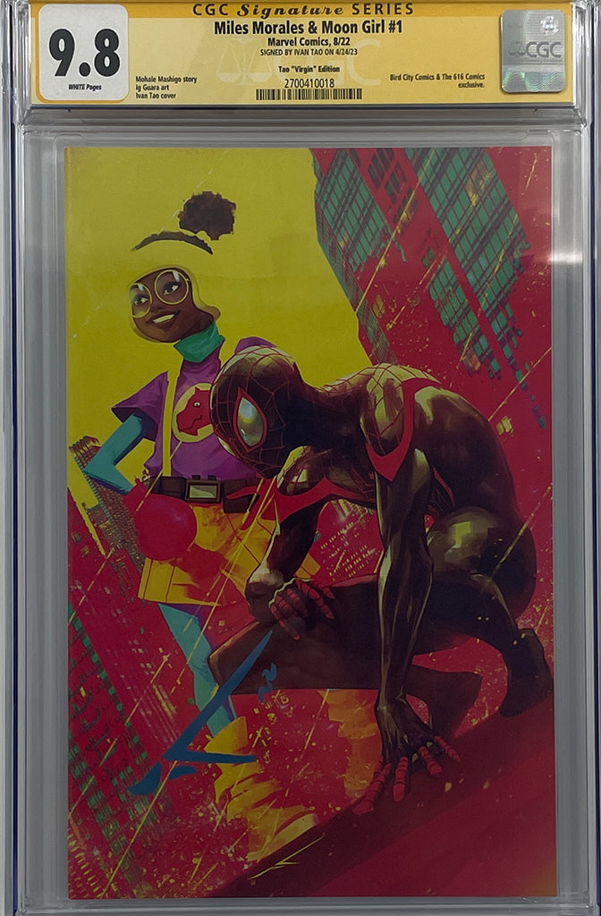 Miles Morales & Moon Girl #1 | Ivan Tao Variant | CGC SS 9.8