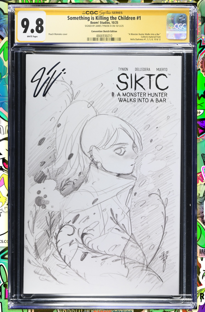 SIKTC: A Monster Hunter Walks Into A Bar #1 | Momoko NYCC Sketch Variant | CGC SS 9.8