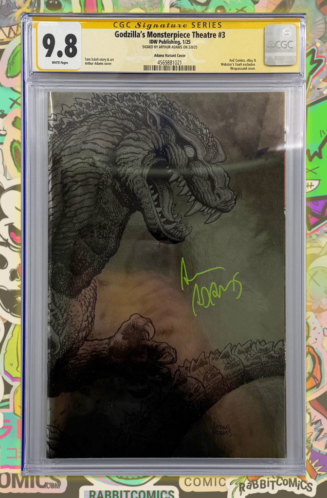 GODZILLAS MONSTERPIECE THEATRE #3 | ART ADAMS FOIL MEGACON VARIANT | CGC SS 9.8