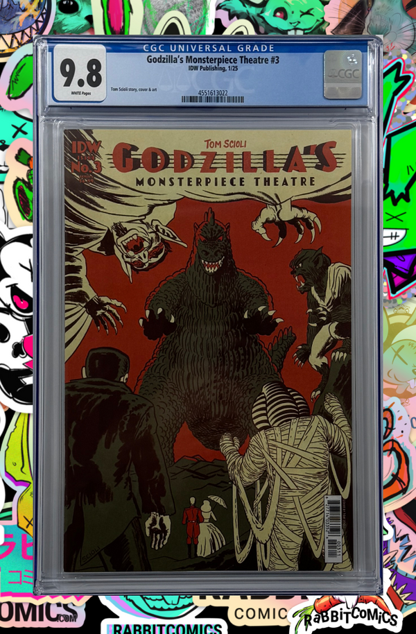 Godzilla’s Monsterpiece Theatre #3 | Cover A | CGC 9.8