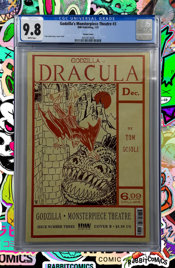 Godzilla’s Monsterpiece Theatre #3 | Cover B | CGC 9.8