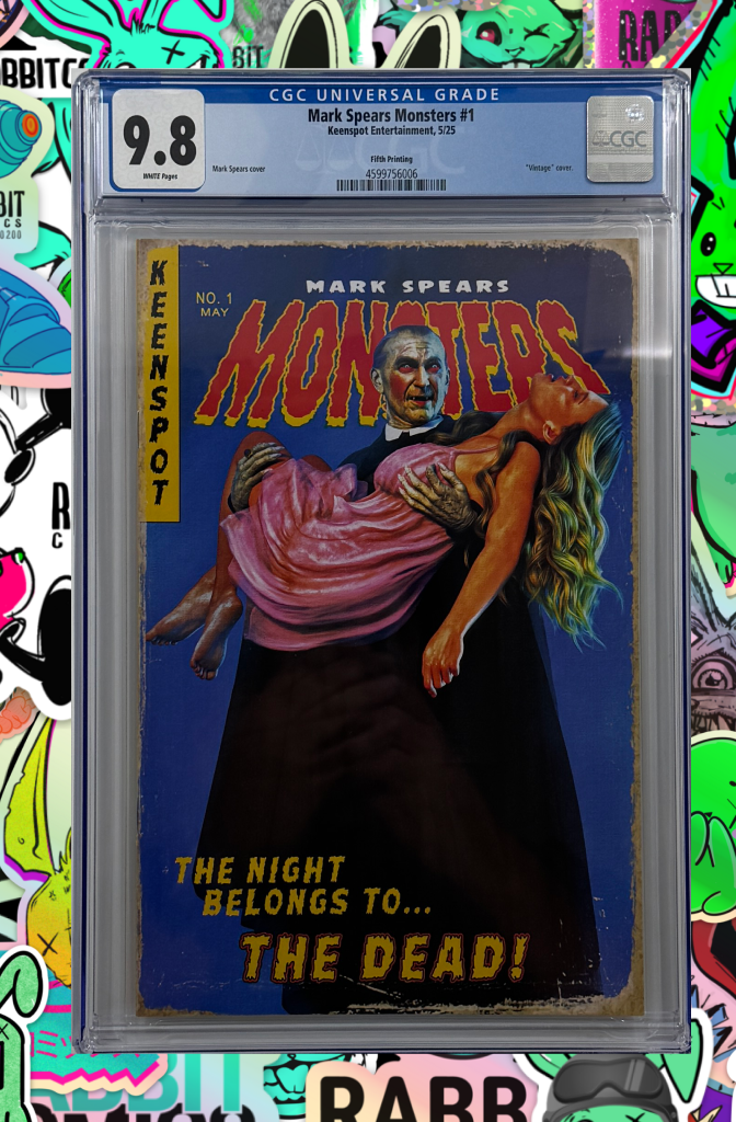 Mark Spears Monsters #1 | 5th Print Cover A Mark Spears Horror Of Dracula | CGC 9.8