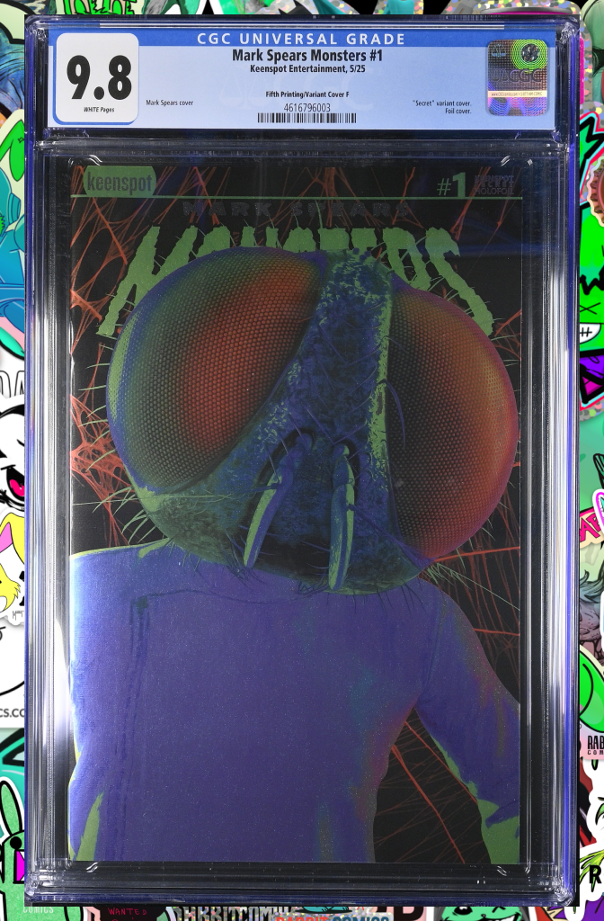 Mark Spears Monsters #1 | 5th Print Secret Foil Variant | CGC 9.8