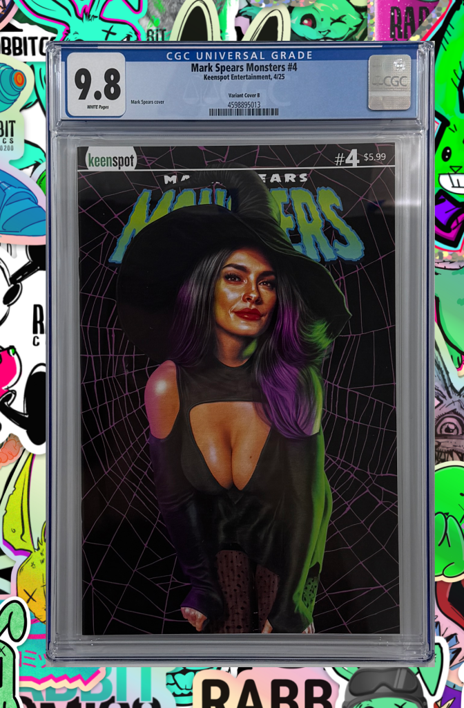 Mark Spears Monsters #4 | Cover B Mark Spears Hexy The Witch Variant | CGC 9.8
