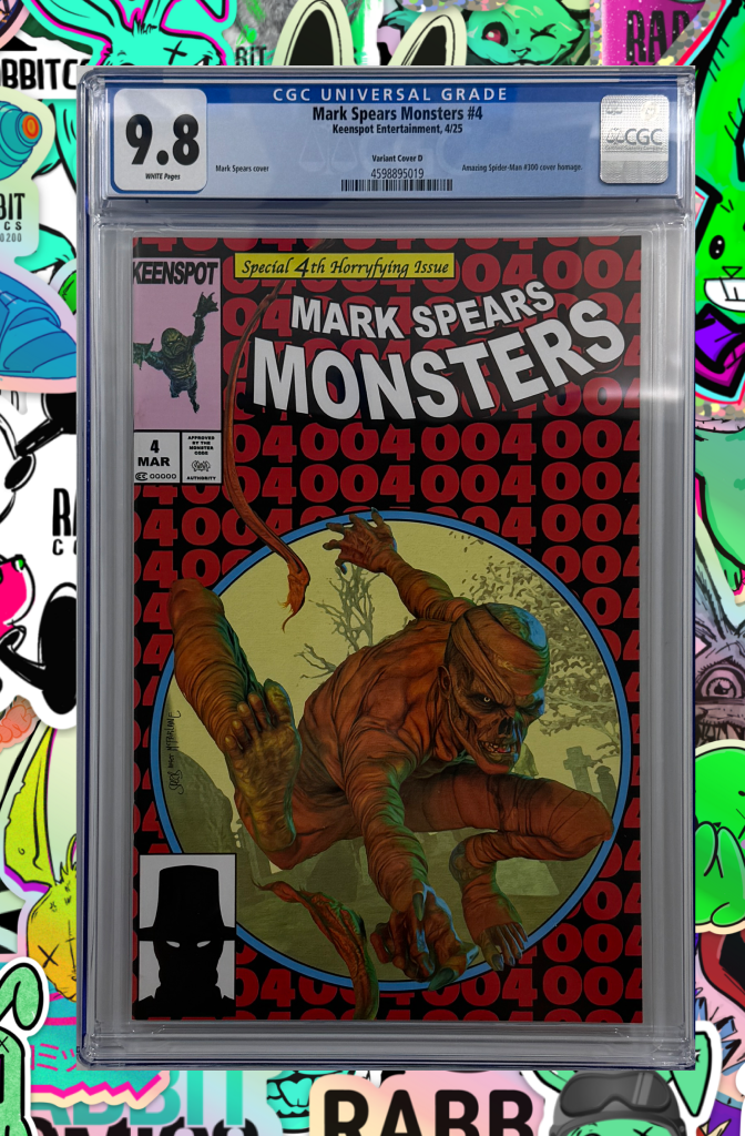 Mark Spears Monsters #4 | Cover D Mark Spears Asm #300 Homage Variant | CGC 9.8