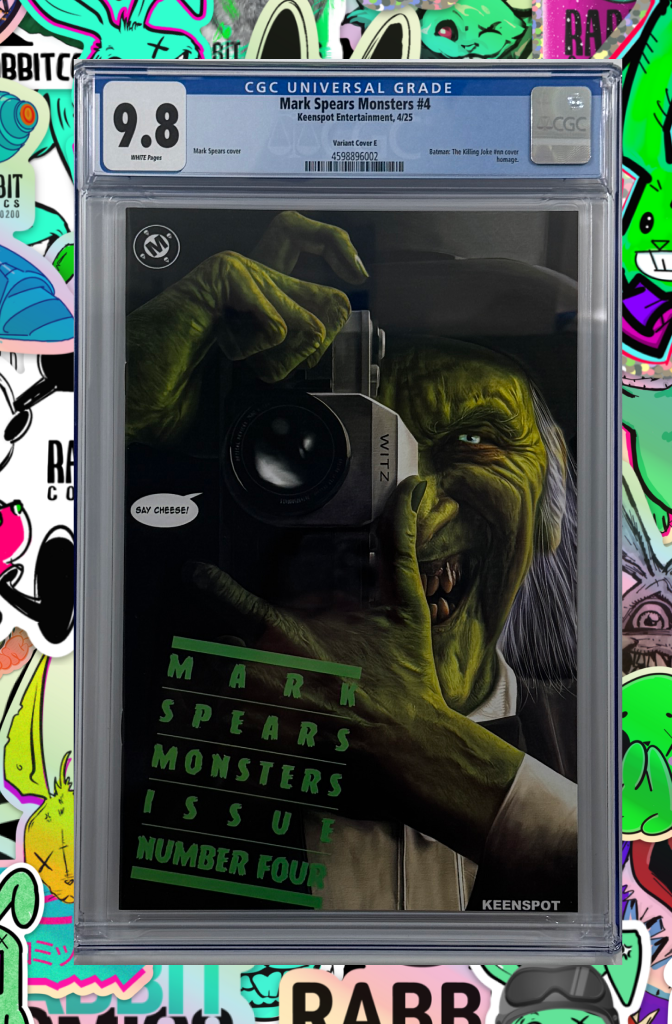 Mark Spears Monsters #4 | Cover E Mark Spears Killing Joke Homage Variant | CGC 9.8