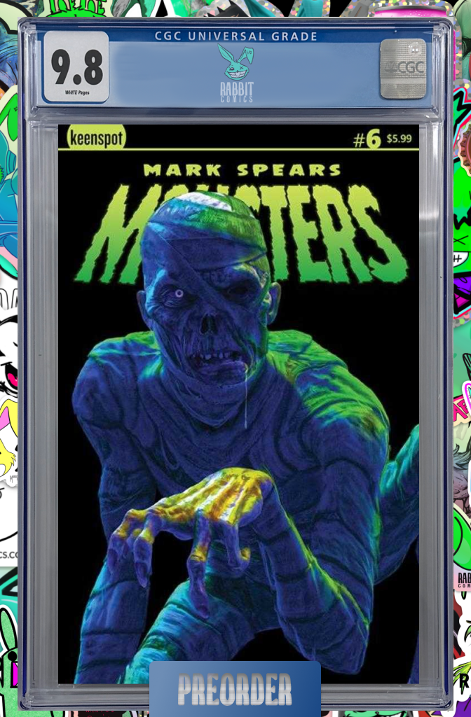 Mark Spears Monsters #6 | Cover B Mark Spears The Cursed Mummy Variant | CGC 9.8