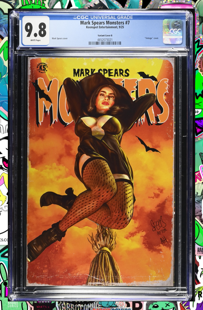 Mark Spears Monsters #7 Cover B Mark Spears Hexy The Witch | CGC 9.8