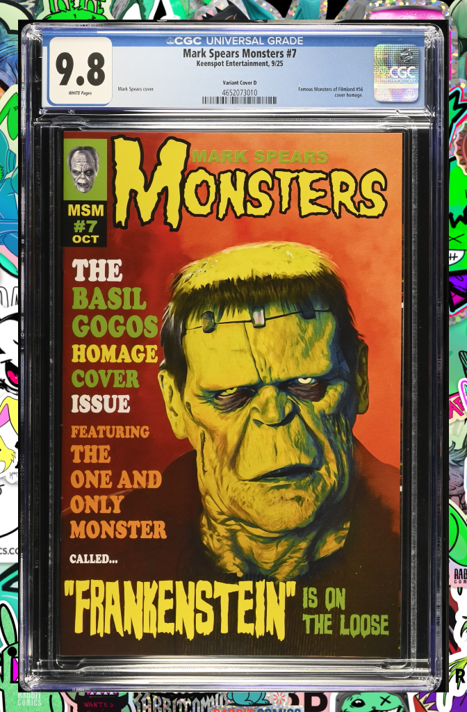 Mark Spears Monsters #7 Cover D 1:25 Ratio | CGC 9.8