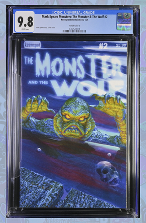 Mark Spears Monsters The Monster & The Wolf #2 Cover E Deep Impact | CGC 9.8