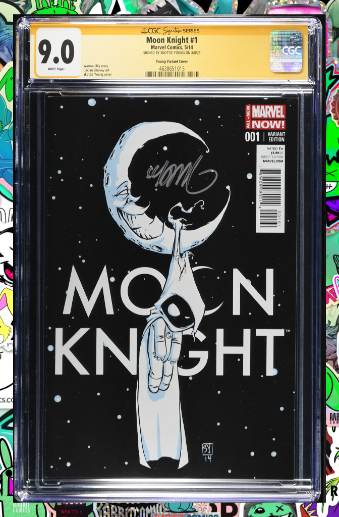 Moon Knight #1 | Skottie Young Variant | Signed By Skottie | CGC SS 9.0