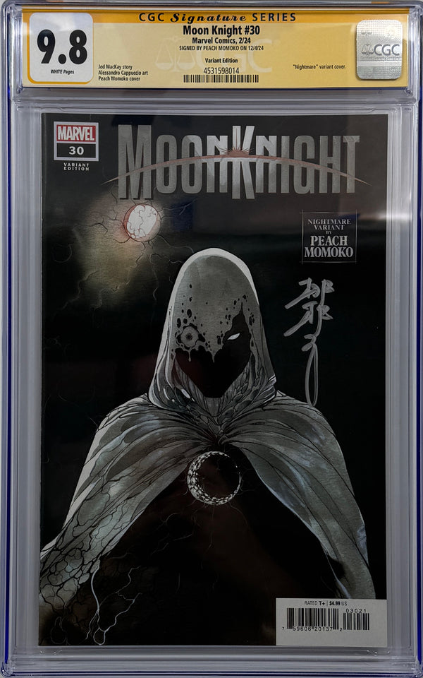 MOON KNIGHT #30 | PEACH MOMOKO NIGHTMARE VARIANT | CGC SS 9.8