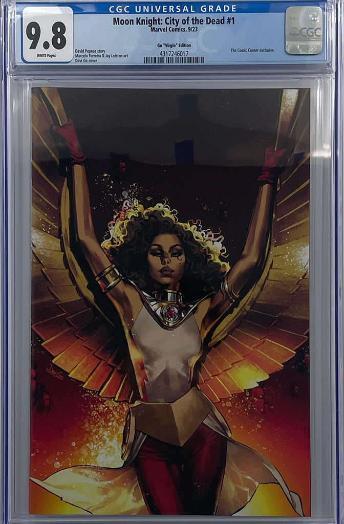 MOON KNIGHT: CITY OF THE DEAD #1 | DAVI GO VIRGIN VARIANT | CGC 9.8