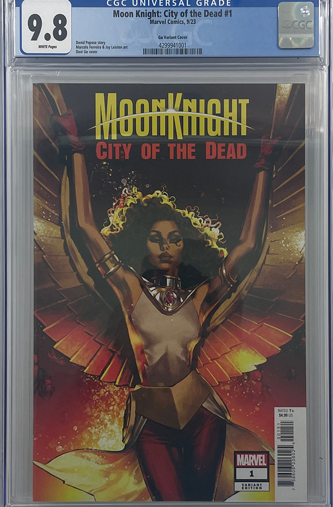 MOON KNIGHT: CITY OF THE DEAD #1 | DAVI GO VARIANT | CGC 9.8