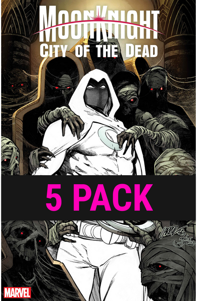 MOON KNIGHT: CITY OF THE DEAD #1 | PEPE LARRAZ FOIL VARIANT | 5-Pack