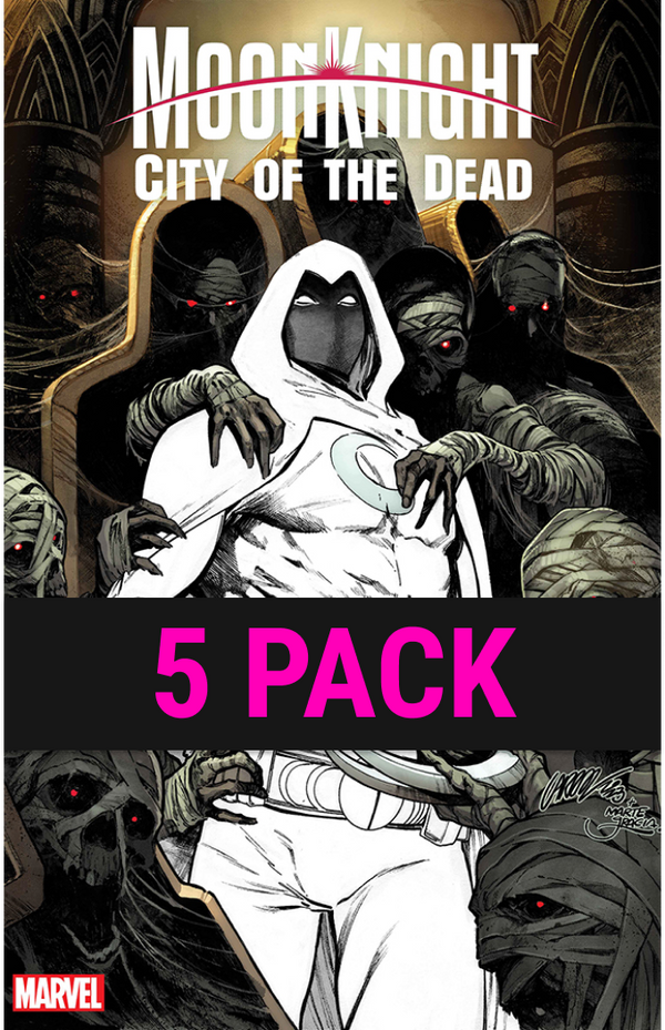 MOON KNIGHT: CITY OF THE DEAD #1 | PEPE LARRAZ FOIL VARIANT | 5-Pack