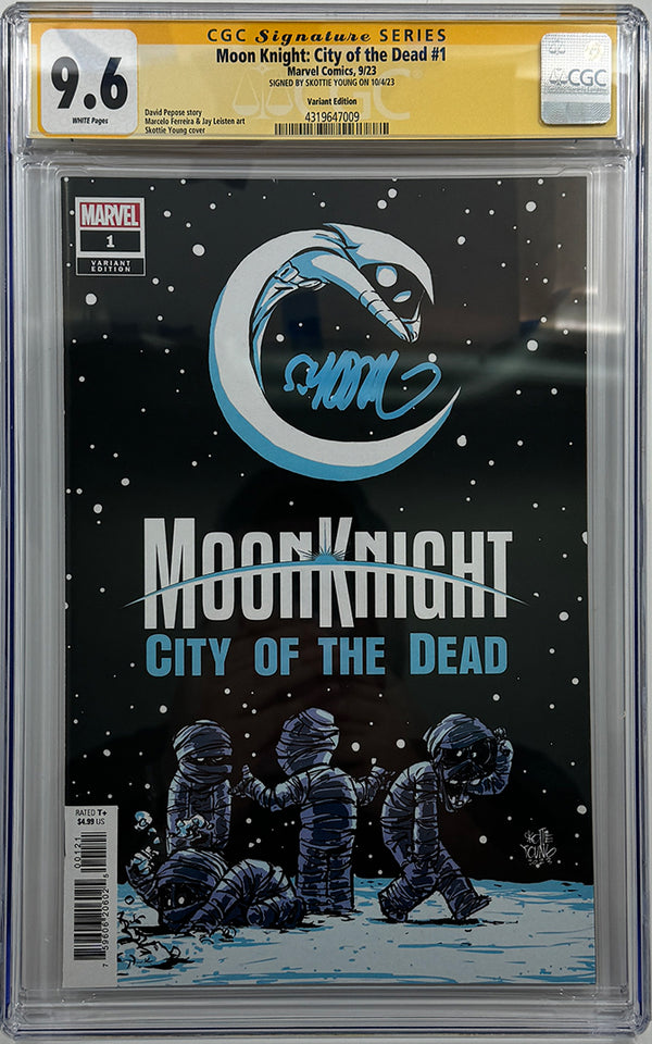 MOON KNIGHT: CITY OF THE DEAD #1 | SKOTTIE YOUNG VARIANT | CGC SS 9.6