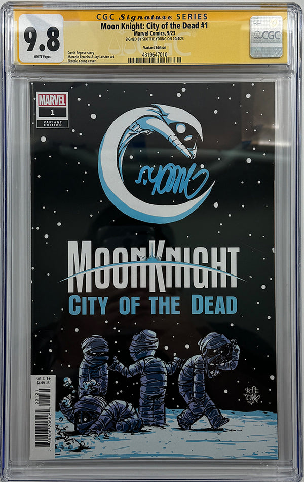 MOON KNIGHT: CITY OF THE DEAD #1 | SKOTTIE YOUNG VARIANT | CGC SS 9.8