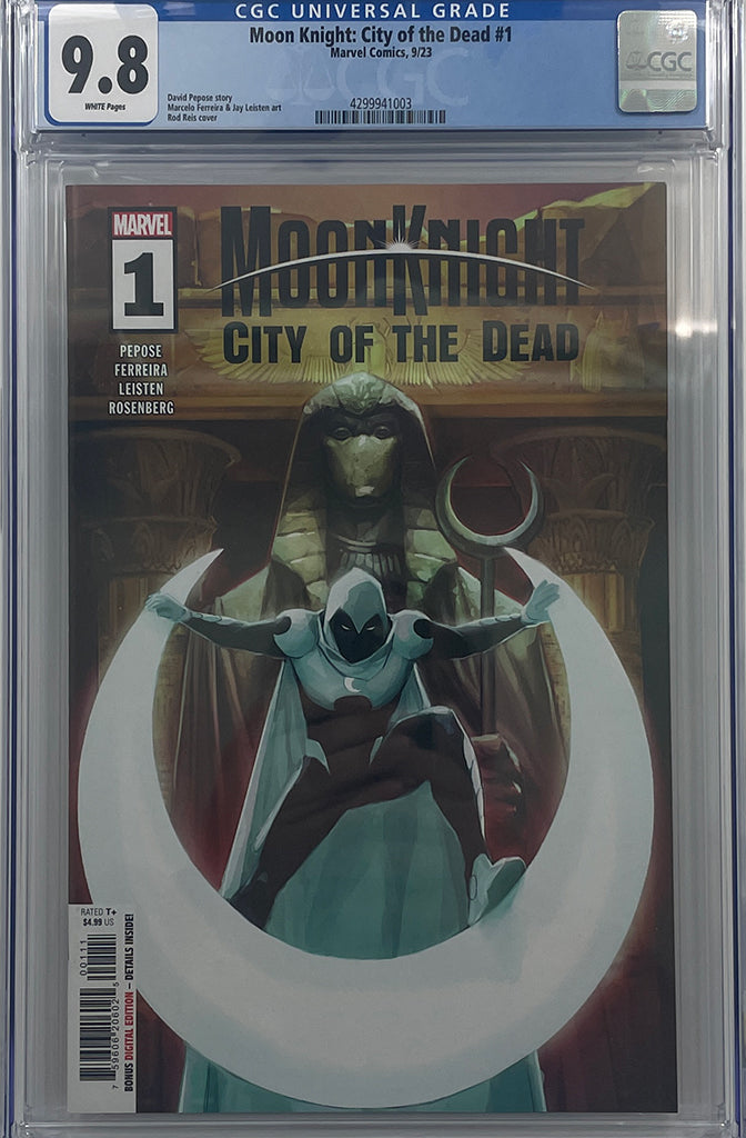 MOON KNIGHT: CITY OF THE DEAD #1 | MAIN COVER | CGC 9.8