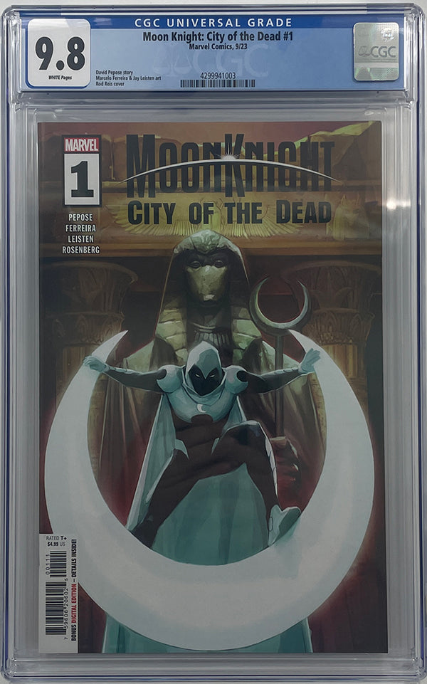 MOON KNIGHT: CITY OF THE DEAD #1 | MAIN COVER | CGC 9.8