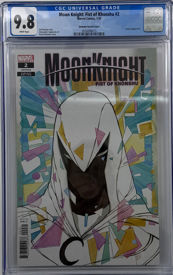 MOON KNIGHT: FIST OF KHONSHU #2 | PEACH MOMOKO VARIANT | CGC 9.8