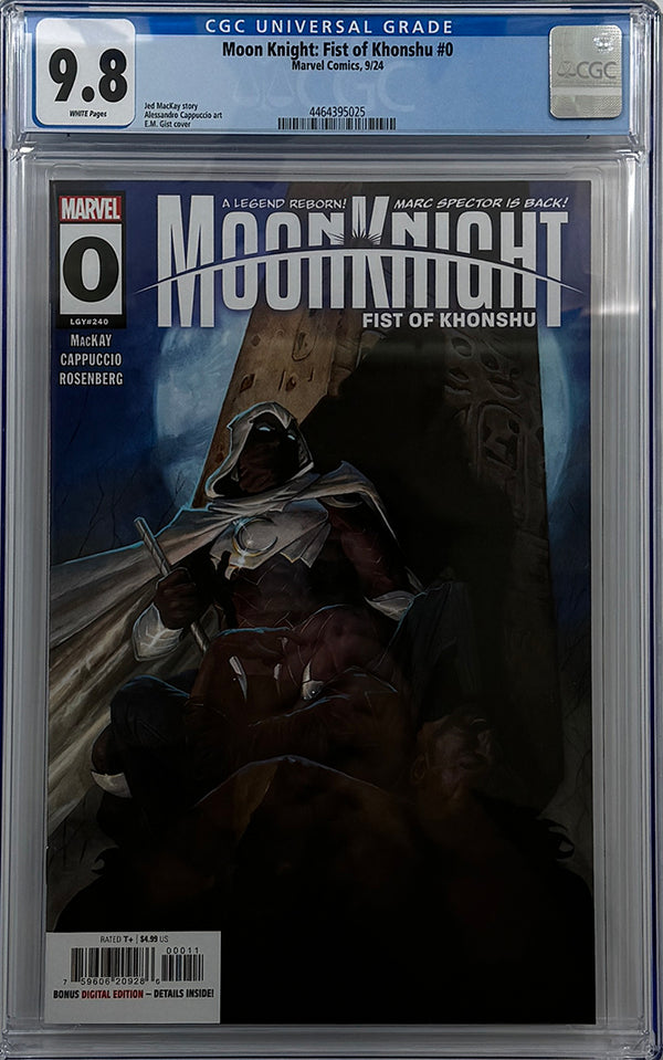 Moon Knight: Fist of Khonshu #0 | EM GIST | CGC 9.8