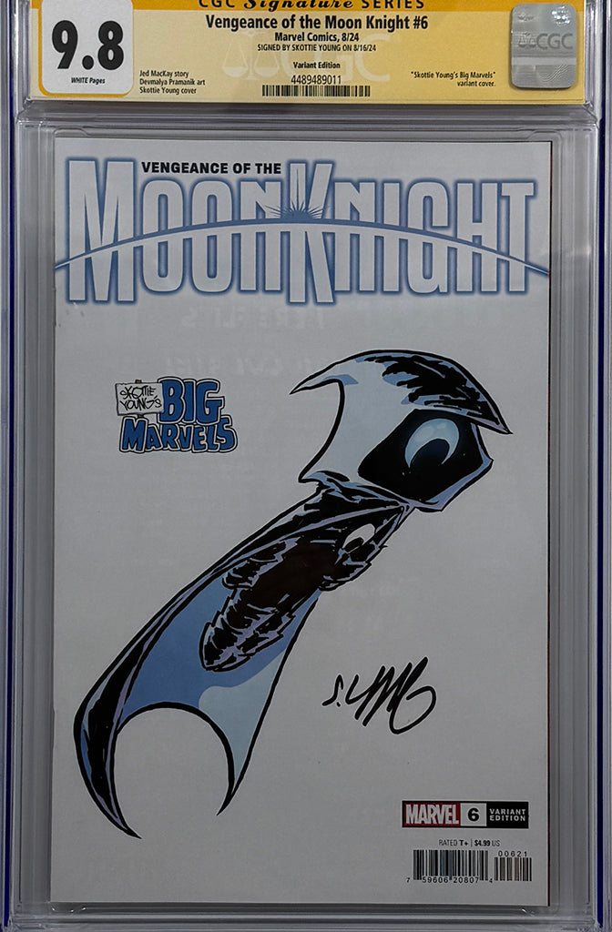 Vengeance of the Moon Knight #6 | Young Variant | Signed by Skottie Young | CGC SS 9.8
