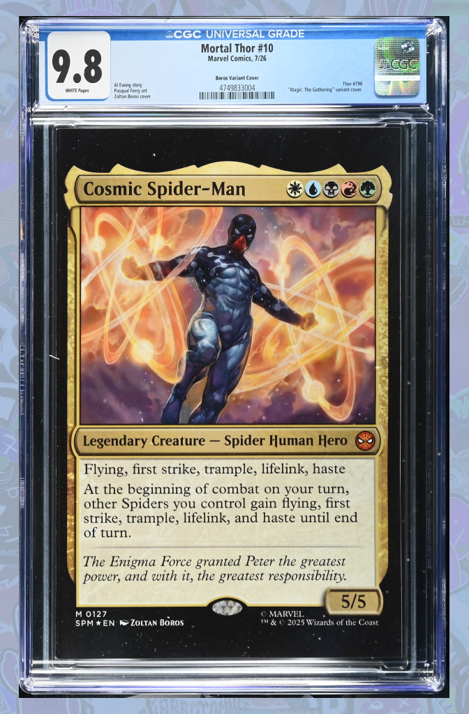 MORTAL THOR #10 ZOLTAN BOROS MAGIC: THE GATHERING VARIANT | CGC 9.8