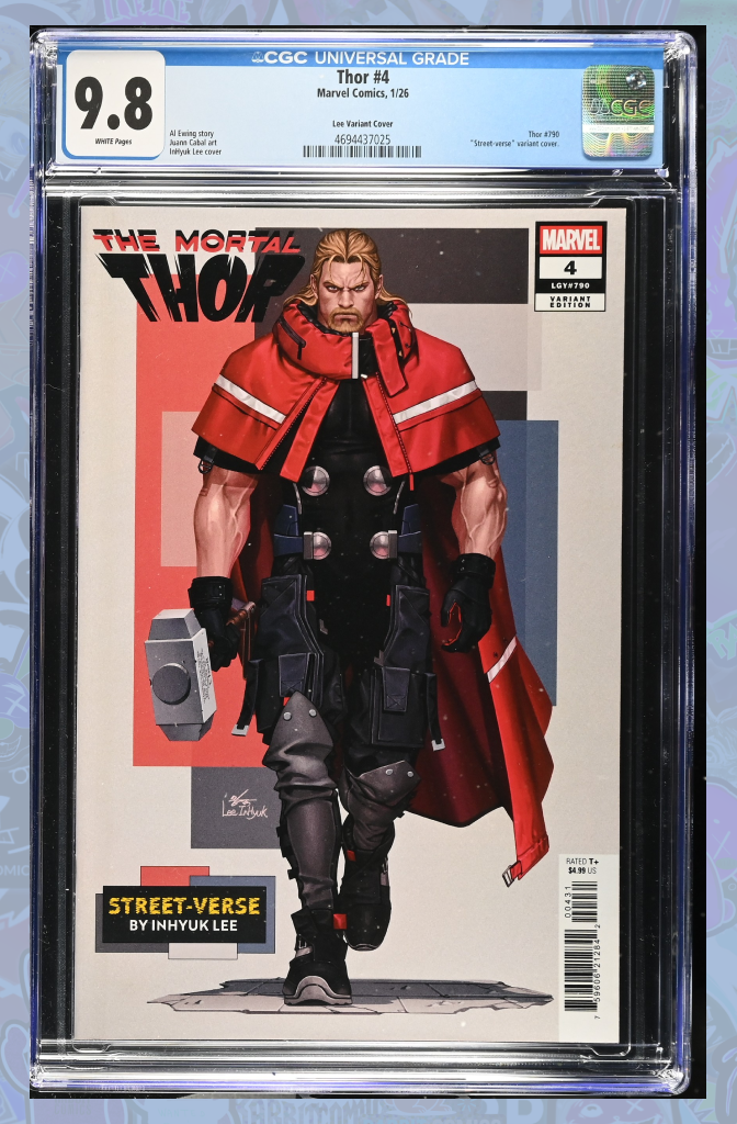 Thor #4 Inhyuk Lee Street Verse Variant | CGC 9.8