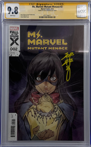 MS. MARVEL: MUTANT MENACE #2 | PEACH MOMOKO VARIANT | CGC SS 9.8