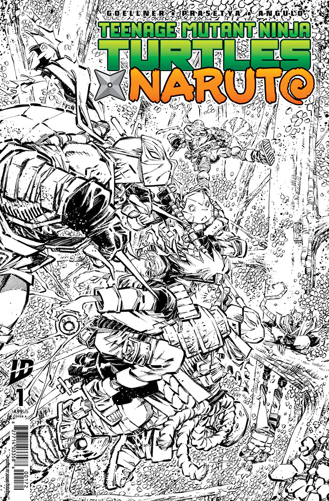 Teenage Mutant Ninja Turtles x Naruto #1 2nd Print | 1:10 Ratio Variant