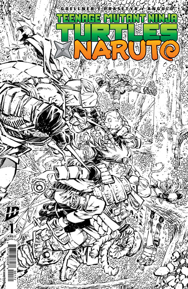 Teenage Mutant Ninja Turtles x Naruto #1 2nd Print | 1:10 Ratio Variant | PREORDER