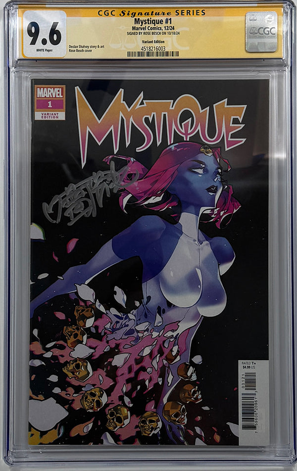 MYSTIQUE #1 | ROSE BESCH VARIANT | CGC SS 9.6