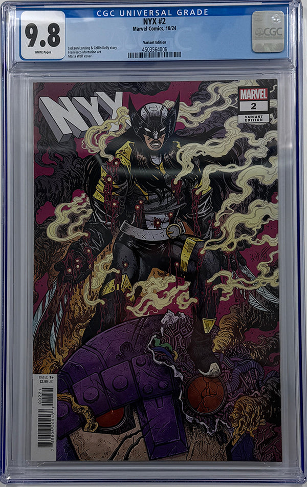 NYX #2 | MARIA WOLF VARIANT | CGC 9.8