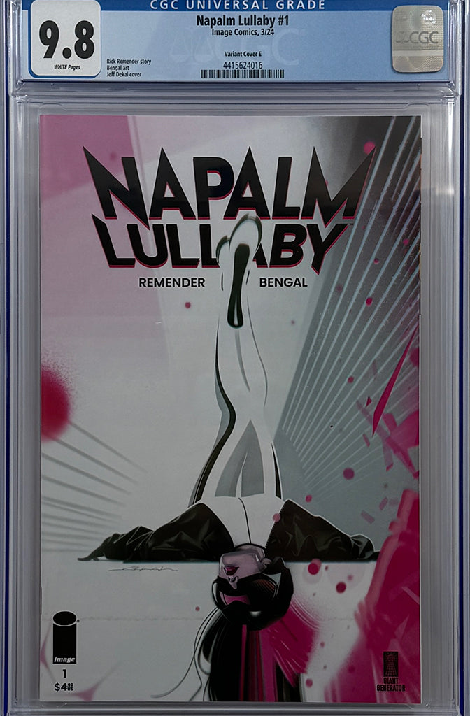 NAPALM LULLABY #1 | CVR E INC 1:20 INCENTIVE RATIO VARIANT | CGC 9.8