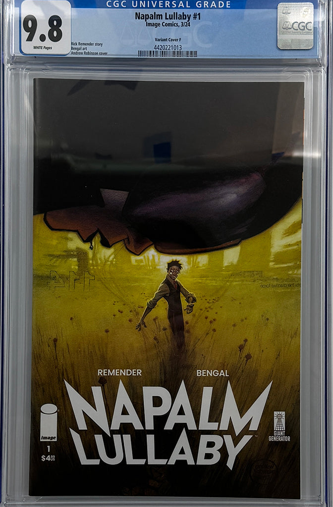 NAPALM LULLABY #1 | CVR F INC 1:30 INCENTIVE RATIO VARIANT | CGC 9.8