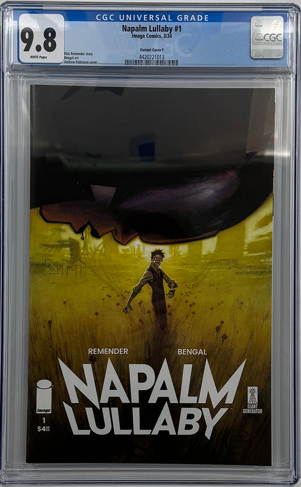 NAPALM LULLABY #1 | CVR F INC 1:30 INCENTIVE RATIO VARIANT | CGC 9.8