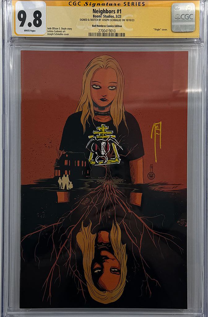 NEIGHBORS #1 (OF 5)  | SCHMALKE C2E2 VARIANT | ALIEN ANT FARM REMARK | CGC SS 9.8